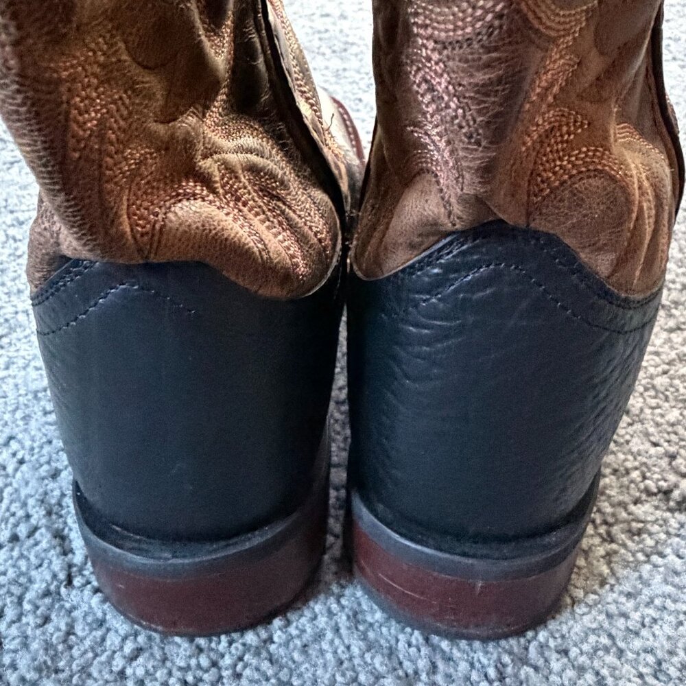 Laredo Topeka Western Boots - Men's Sz. 11D - Two-Tone Design - New WO Box - Picture 4 of 13